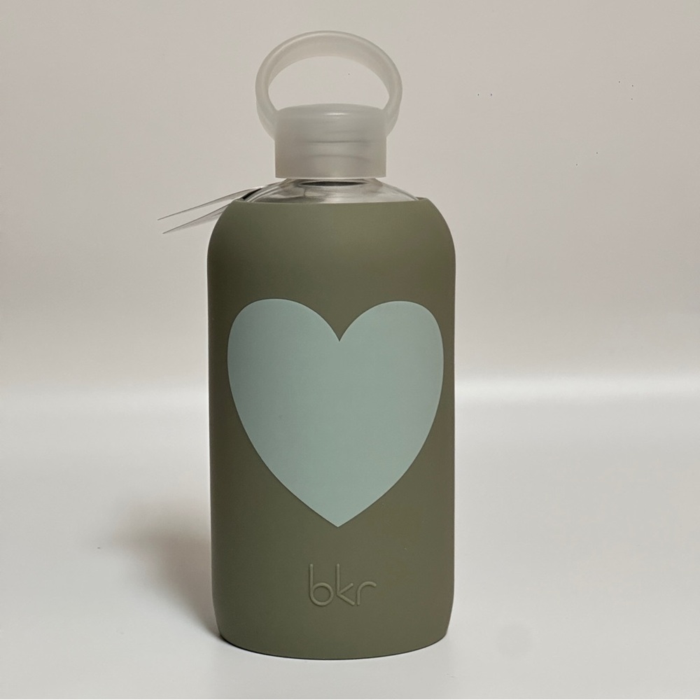 bkr Aspen‎ Love Big Bottle Glass Water Bottle 1L (32oz) NWT